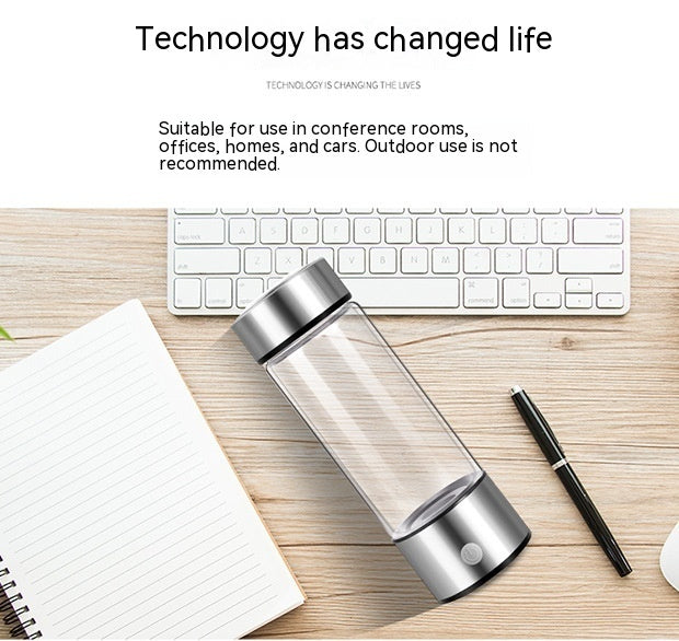 Hydrogen Water Bottles Electric Hydrogen Rich Water Generator Bottle New Technology Rechargeable Portable Antioxidant Au+hentic Sport Spot