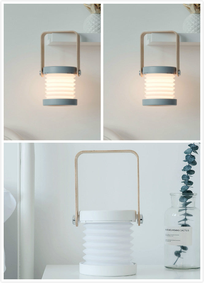 Foldable Touch Dimmable Reading LED Night Light Portable Lantern Lamp USB Rechargeable For Home Decor Au+hentic Sport Spot