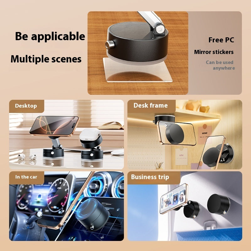 Foldable Magnetic Vacuum Car Phone Holder Foldable Suction Cup With Suction Cup Hands-Free Navigation For Smart Phone Au+hentic Sport Spot
