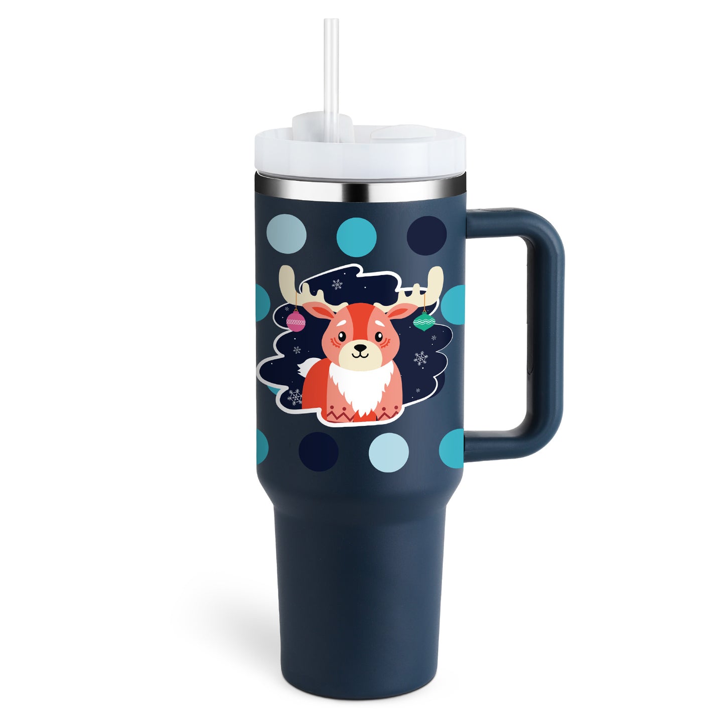 40 Oz Tumbler With Handle Straw Insulated, Stainless Steel Spill Proof Vacuum Coffee Cup Tumbler With Lid Tapered Mug Gifts For Valentine Lover Suitable For Car Gym Office Travel Au+hentic Sport Spot