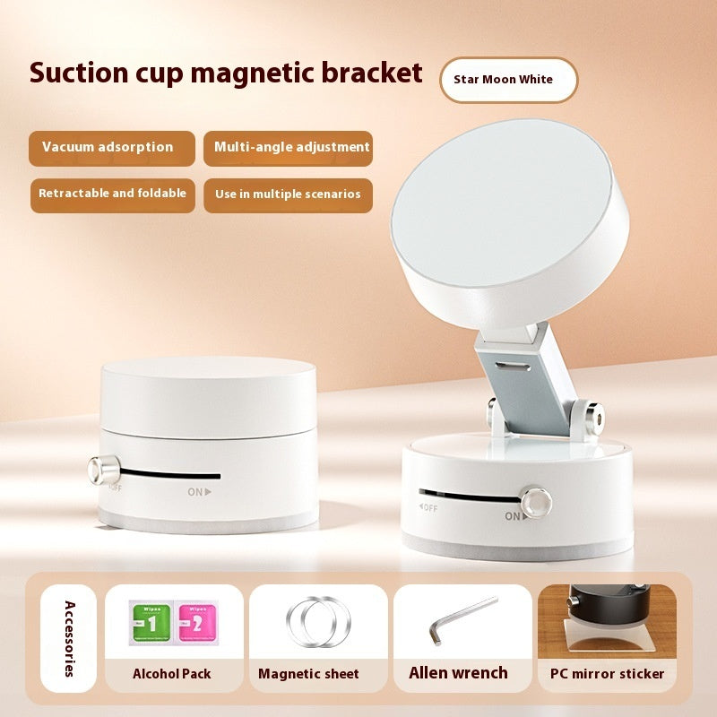 Foldable Magnetic Vacuum Car Phone Holder Foldable Suction Cup With Suction Cup Hands-Free Navigation For Smart Phone Au+hentic Sport Spot
