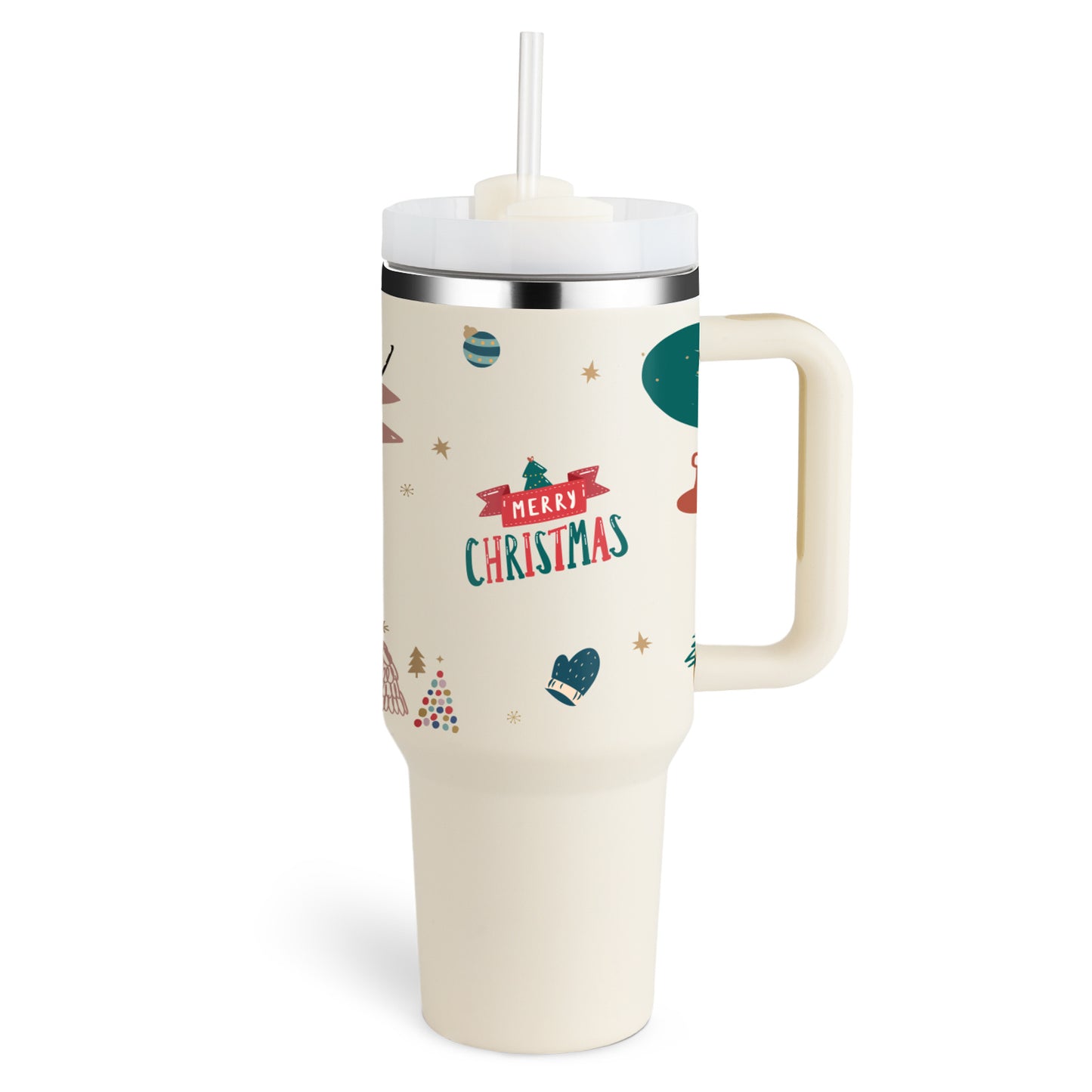 40 Oz Tumbler With Handle Straw Insulated, Stainless Steel Spill Proof Vacuum Coffee Cup Tumbler With Lid Tapered Mug Gifts For Valentine Lover Suitable For Car Gym Office Travel Au+hentic Sport Spot