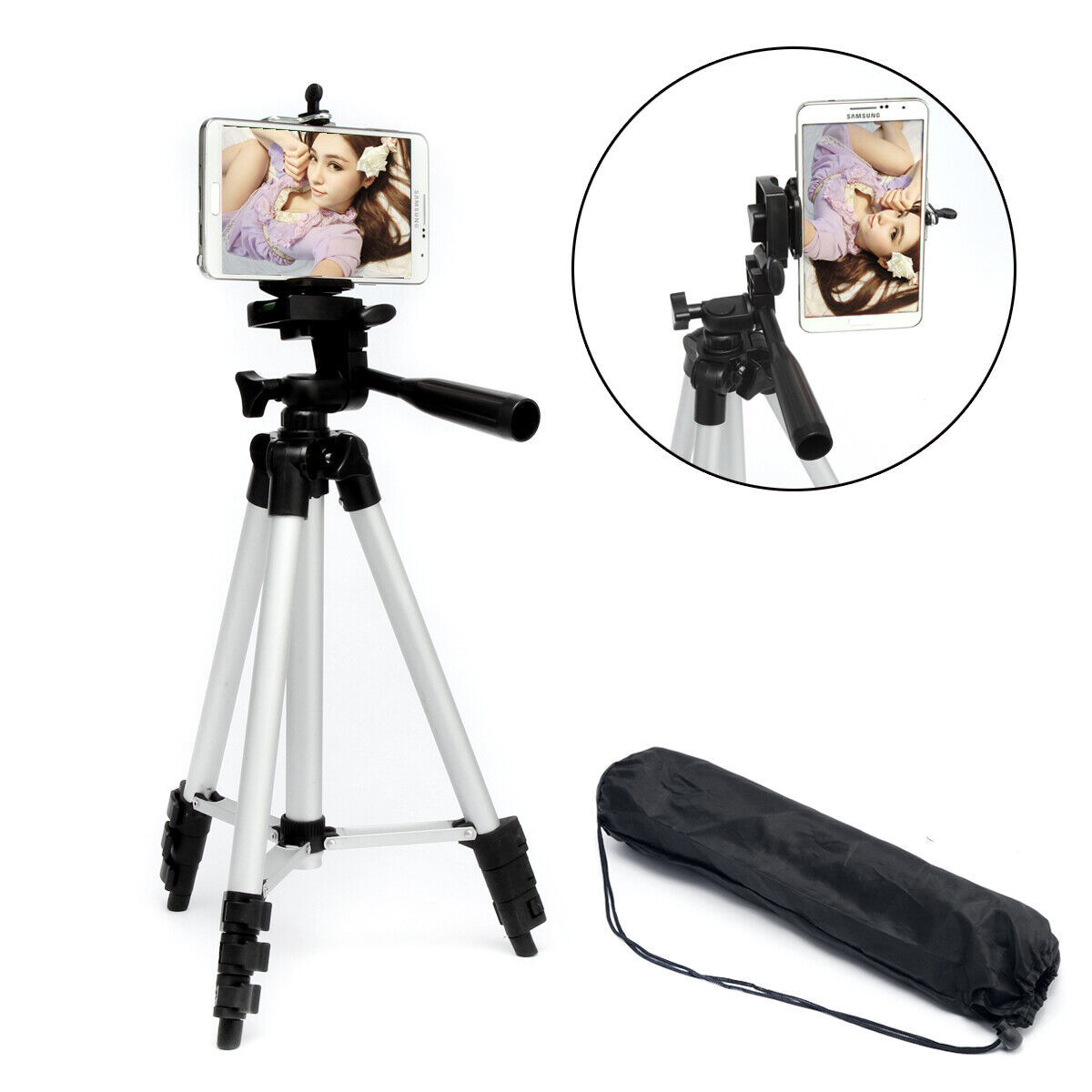 Professional Camera Tripod Stand Holder Mount For Cell Phone, Portable Tripod, Mobile Phone Live Stream Holder, Camera Tripod Au+hentic Sport Spot
