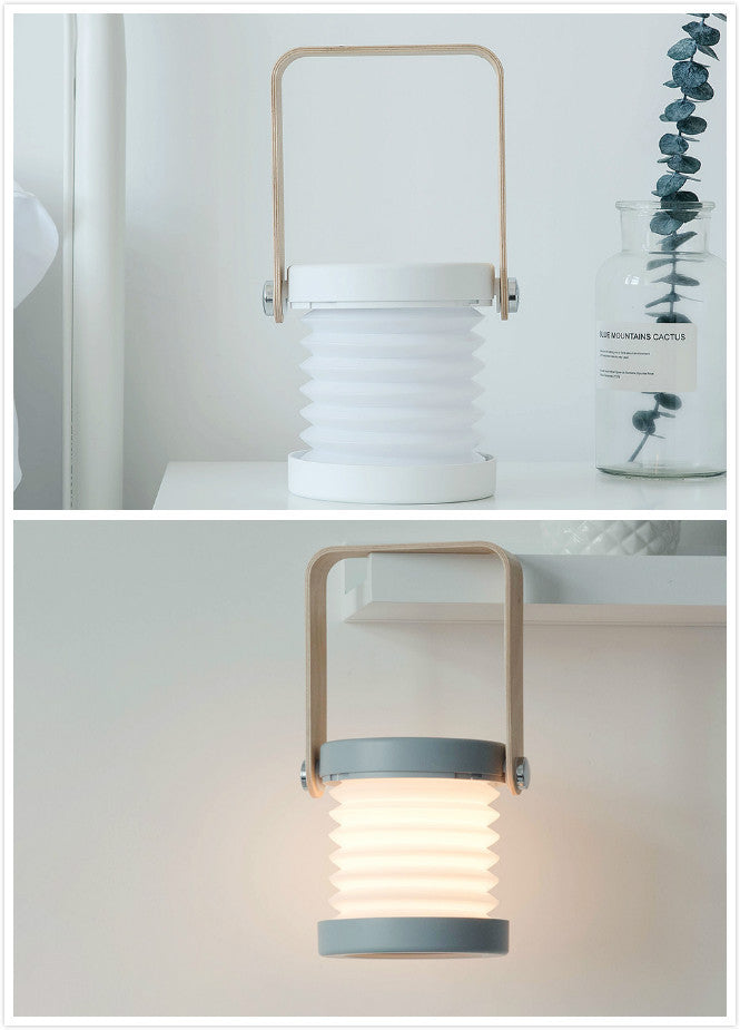 Foldable Touch Dimmable Reading LED Night Light Portable Lantern Lamp USB Rechargeable For Home Decor Au+hentic Sport Spot