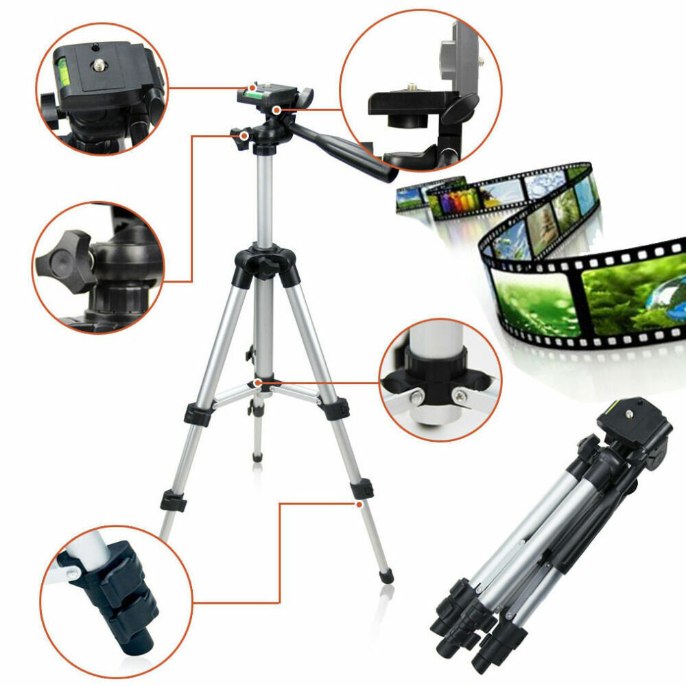 Professional Camera Tripod Stand Holder Mount For Cell Phone, Portable Tripod, Mobile Phone Live Stream Holder, Camera Tripod Au+hentic Sport Spot