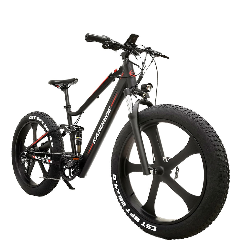 Electric E Bike 1000W 26 Inch Fat Tire Electric Bicycle Ebike For Adults 48V 17AH SHIMANO 9Speed Mountain City Bike Au+hentic Sport Spot