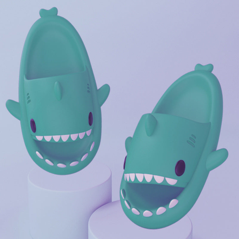 Shark Slippers Adult Slippers Slides for Outdoors Beach Shower Shark Slippers Open-Toe Anti-Slip Shoes for Adults Summer Shoes with a Lightweight Sole, Comfortable Beach Shower Slippers Au+hentic Sport Spot