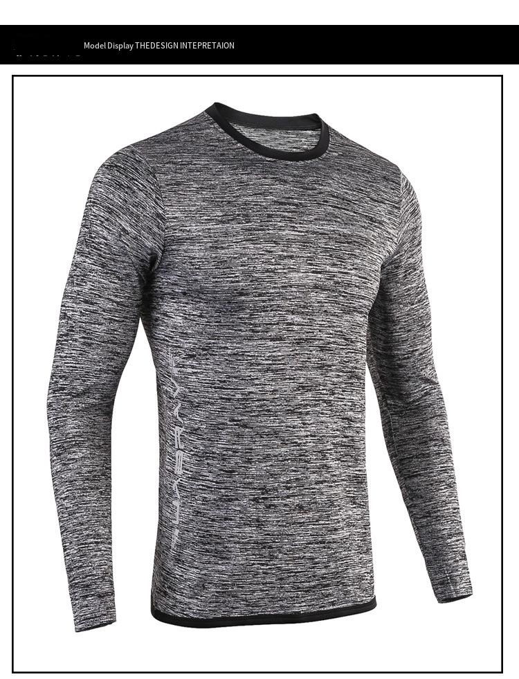 Men's Compression's Shirts Athletic Quick Dry Long Sleeve Au+hentic Sport Spot