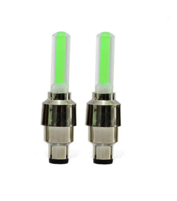 Neon Lights Tire Air Valve Neon Lights LED Cap Valve Light Bicycle LED Light Au+hentic Sport Spot