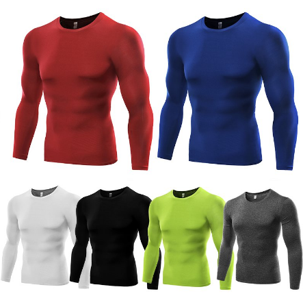 Men's Compression Long Sleeve Performance Sports Long Sleeve Au+hentic Sport Spot