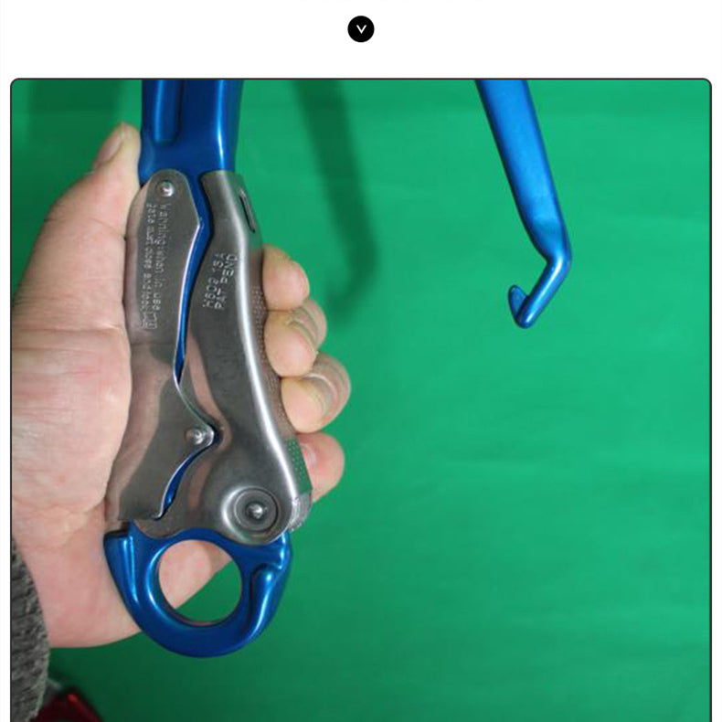 Rock climbing safety hook Rock Climbing Rappelling Gear Aluminum Alloy Snap Lock Hook Clip for Rock Climbing Au+hentic Sport Spot