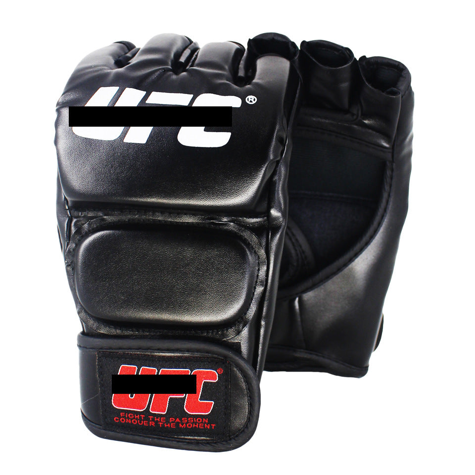 MMA half finger boxing gloves Adult MMA Half Gloves Kickboxing gloves training Gloves Au+hentic Sport Spot
