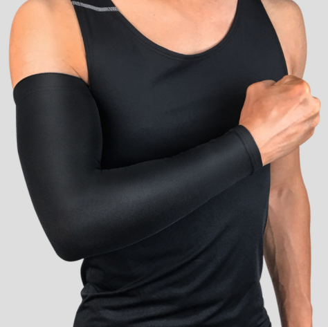1PC Basketball, Runners Arm Sleeves, 1 Set, Speedy Dry, UV Protective Basketball Armguards with Elbow Pads Cycling Arm Warmers for Sports Au+hentic Sport Spot