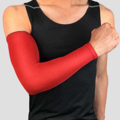 1PC Basketball, Runners Arm Sleeves, 1 Set, Speedy Dry, UV Protective Basketball Armguards with Elbow Pads Cycling Arm Warmers for Sports Au+hentic Sport Spot