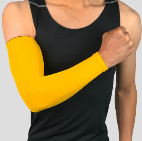 1PC Basketball, Runners Arm Sleeves, 1 Set, Speedy Dry, UV Protective Basketball Armguards with Elbow Pads Cycling Arm Warmers for Sports Au+hentic Sport Spot
