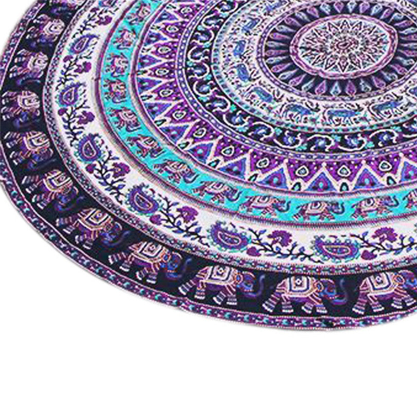 Circle Round 5' Yoga Mat Meditation Pilates Yoga Mat Au+hentic Sport Spot