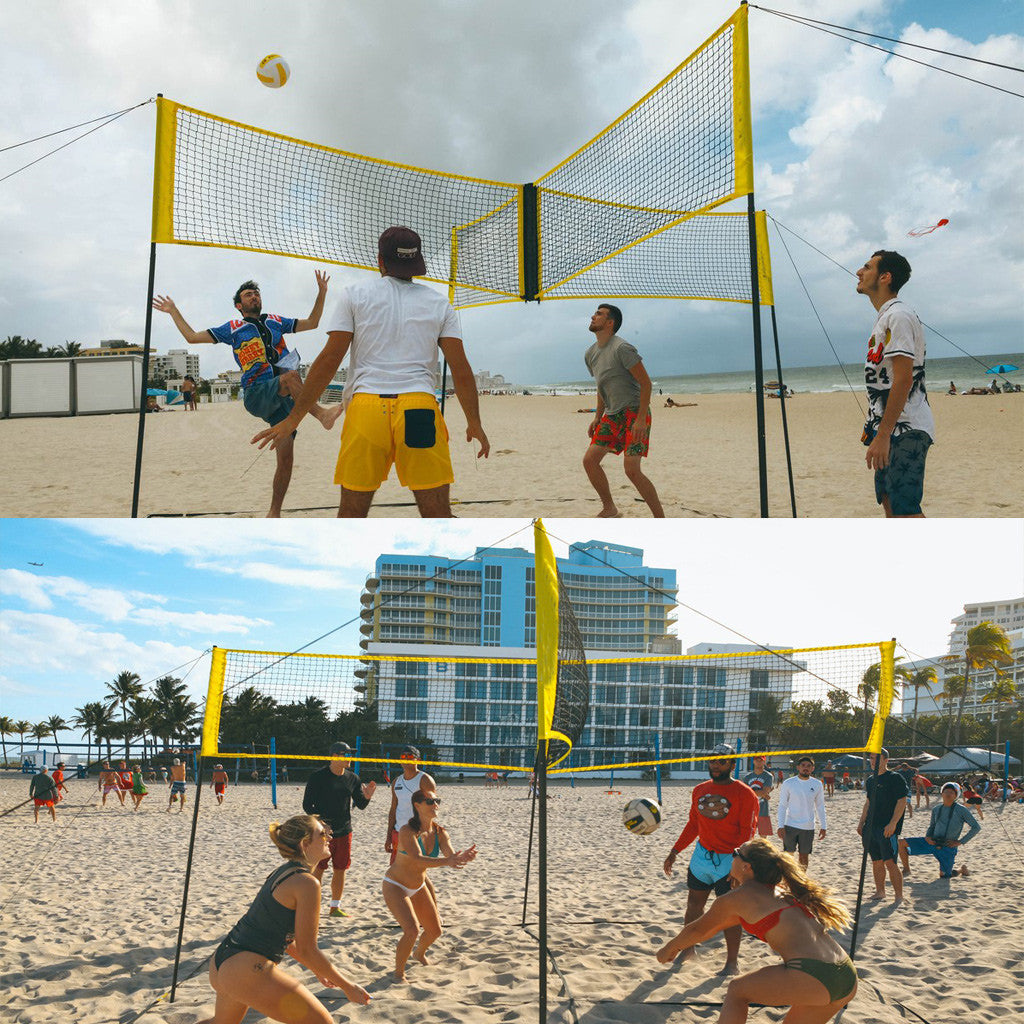 Crossnet Outdoor Net Volleyball Net only Double Net Volleyball Net Au+hentic Sport Spot