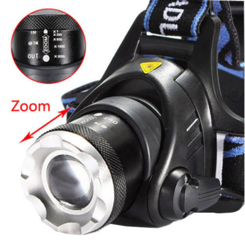 Adjustable Head Light, Adjustable Telescopic Zoomable Light, Adjustable Telescopic Fishing Strong Light , Headlight for Outdoors Headlight for Fishing Headlight LED Rechargeable Headlamp Au+hentic Sport Spot