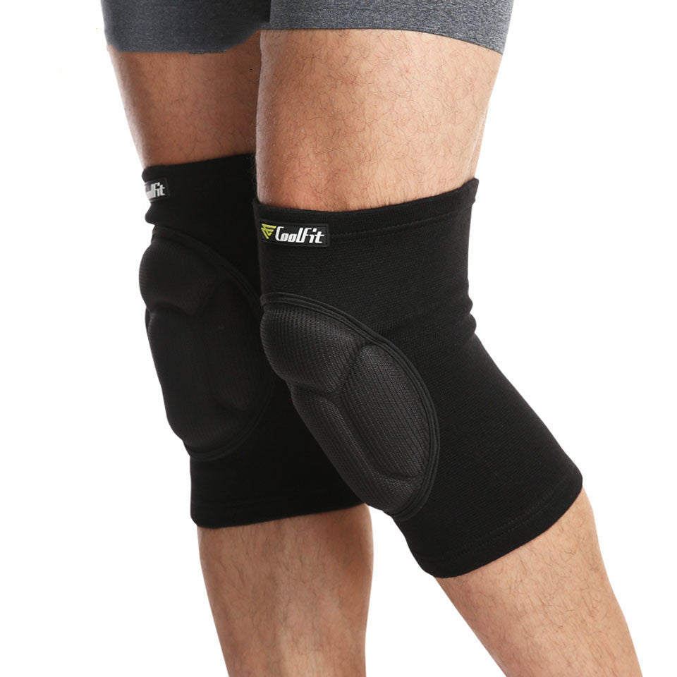 Knee pads, Collision Avoidance Padded Sponge Unisex knee sleeve for youth and adults in sports, volleyball, gardening, gym, and yoga Volleyball Extreme Sports Knee Pads Brace Support Protect Cycling Knee Protector Kneepad Au+hentic Sport Spot
