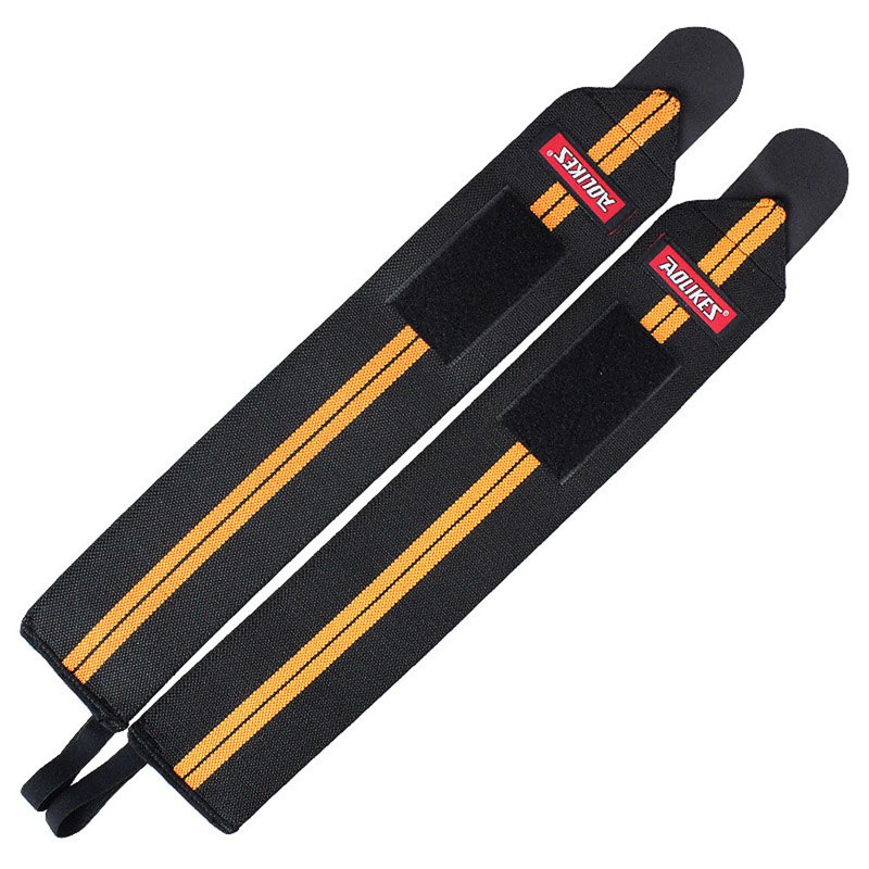 18" Men & Women, thumb loops Power Wrist Wraps for Weightlifting, Powerlifting, and Muscle Strengthening Expert Wrist Wrap with Thumbs (Pair) for Resistance Training, Powerlifting, Muscle Strengthening, Bodybuilding, Fitness, and Weight Training. Au+hentic Sport Spot