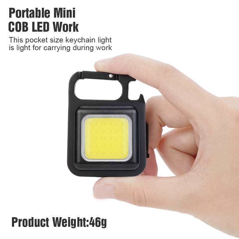 2 Pack Outdoor USB Mini Key Chain Rechargeable Small Flashlight Compact LED flashlights Fishermen, Hikers, Campers, and Other Outdoor Uses USB-rechargeable Keychain Flashlight W/ 4 Modes Au+hentic Sport Spot