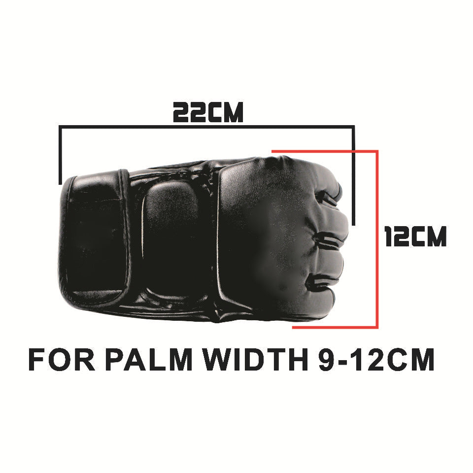 MMA half finger boxing gloves Adult MMA Half Gloves Kickboxing gloves training Gloves Au+hentic Sport Spot
