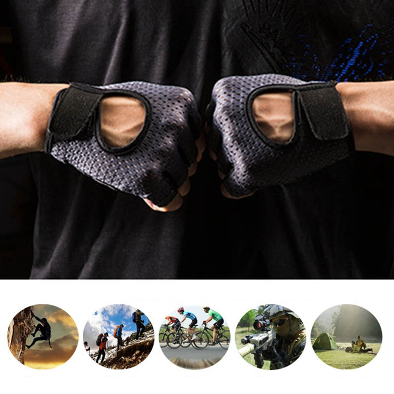 FlexGrip Pro: Fingerless Gloves for Powerlifting and Gym Workouts, Ideal for Both Men and Women Workout Gloves, Curved Open Back, for Powerlifting, Gym, Half finger gloves sports fitness gloves outdoor riding non-slip wear gloves Au+hentic Sport Spot