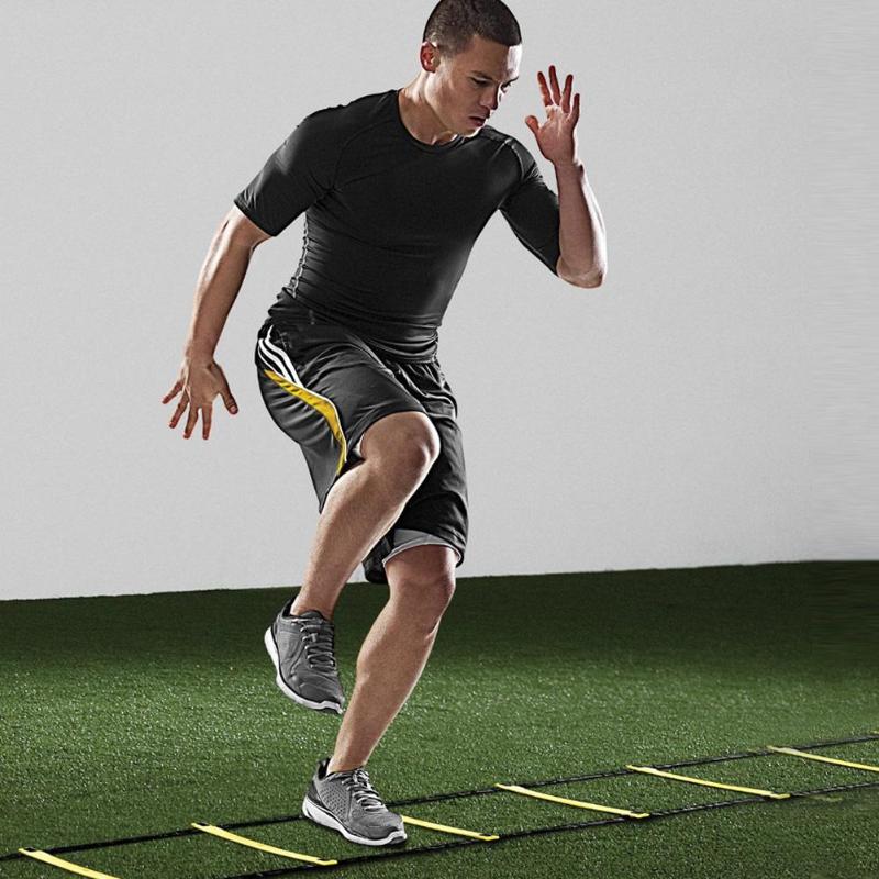 Agility Ladder Professional Strength And conditioning Agility Ladder for Speed Football Soccer Agility Training Ladders Nylon Straps Exercise Gear Au+hentic Sport Spot