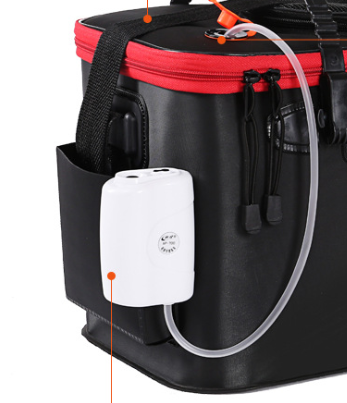 EVA Portable Fishing Bag Folding Thicken Live Fishing Box Tank Bucket Camping Fishing Tackle Fishbox Storage Bag Au+hentic Sport Spot
