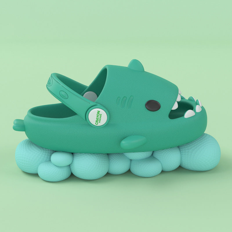 Shark Children's Slippers Rainbow Shoes Kids Toddler Baby Outdoor Cute Flat Heel Children Beach Sandals Au+hentic Sport Spot