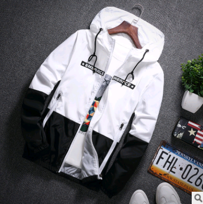 Windbreaker Zip Up Jacket Hooded Jacket Lightweight Zip-up Jacket Outerwear, Hooded Windbreaker Jacket Au+hentic Sport Spot