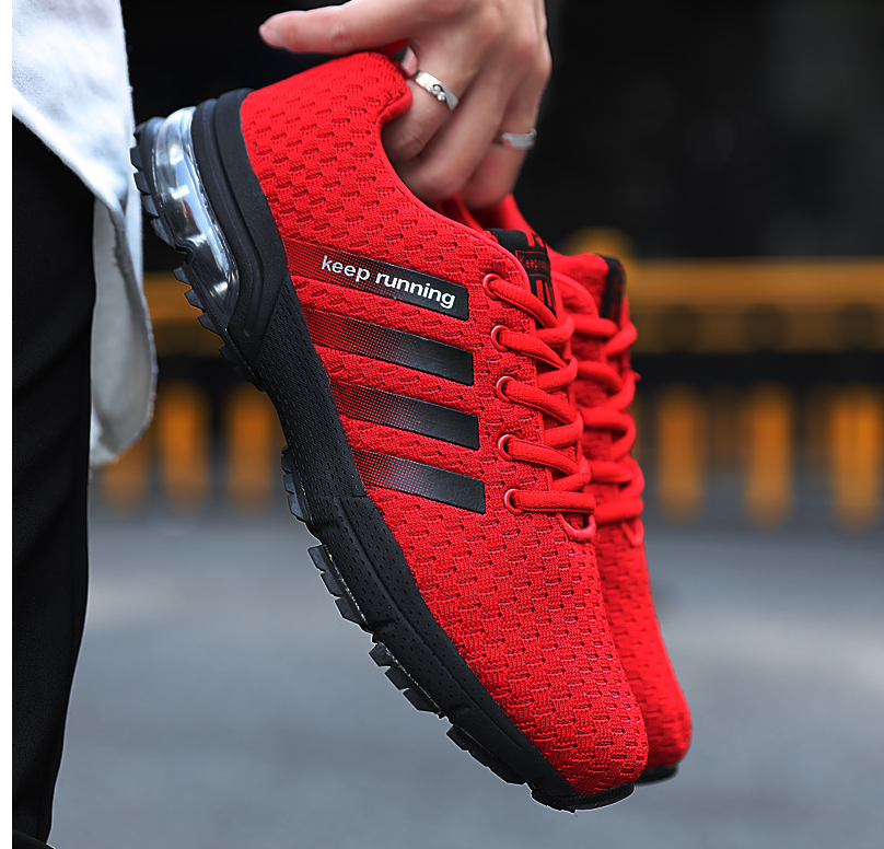 Men's and Women's Shoes Breathable Mesh Outdoor Men and Women Running Shoes Sports Shoes Fitness Jogging Shoes Au+hentic Sport Spot