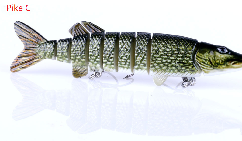 Fishing Lures Fishing Hooks with Multi-Segments and Hard Bait Bass, Walleye, Different Fish and Swimbait Artificial Lures Outdoor Fishing Lures Au+hentic Sport Spot