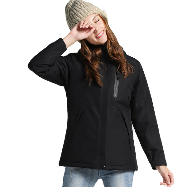 Men's and women's thick USB-heated cotton jackets for the winter that are waterproof outside and suitable for hiking, camping, and climbing. Au+hentic Sport Spot