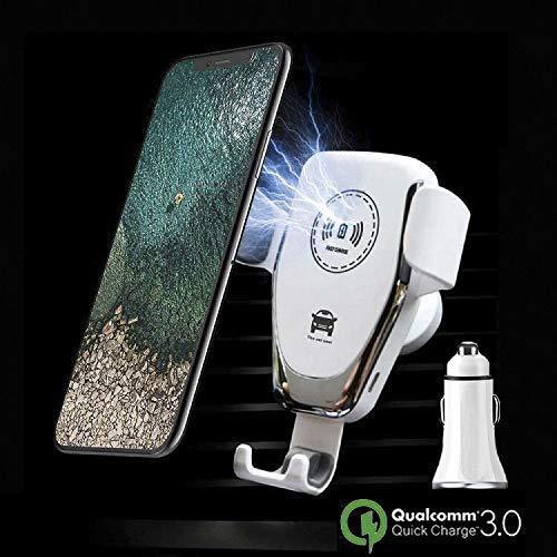 Wireless Car Charger for phones compatible With Apple, Car Qi Wireless Charger For 11 Pro Xs Max X 18w Fast Charging Au+hentic Sport Spot