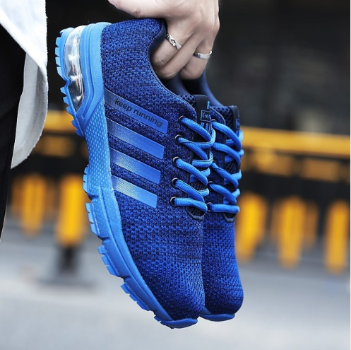 Men's and Women's Shoes Breathable Mesh Outdoor Men and Women Running Shoes Sports Shoes Fitness Jogging Shoes Au+hentic Sport Spot