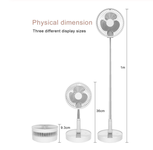 Portable Fan USB Charging Portable Mini Multi-function Fan For use when traveling, at home, at the office, or outdoors, there are portable rechargeable table fans, cordless foldable fans, pedestal standing desk fans containing USB Powered Batteries Au+hentic Sport Spot