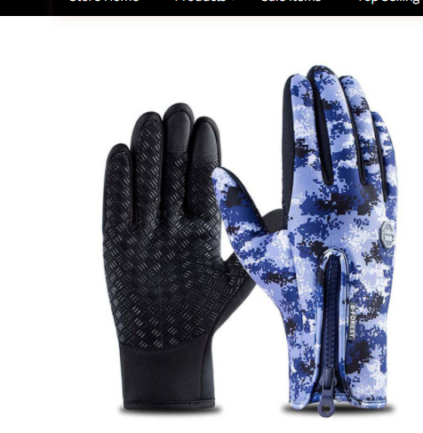 TouchShield Winter Gloves: Waterproof, Windproof, and Touch Screen Compatible Sports Gloves with Fleece Lining for Cycling, Riding, and Outdoor Activities Au+hentic Sport Spot