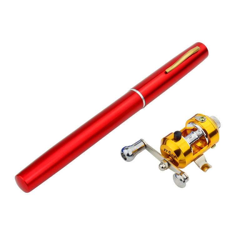 Pen Fishing Rod Telescopic Fishing Rod and Spinning Reel Kit, Premium Pocket Collapsible Fishing Pole, and Pen Fishing Rod Set Au+hentic Sport Spot