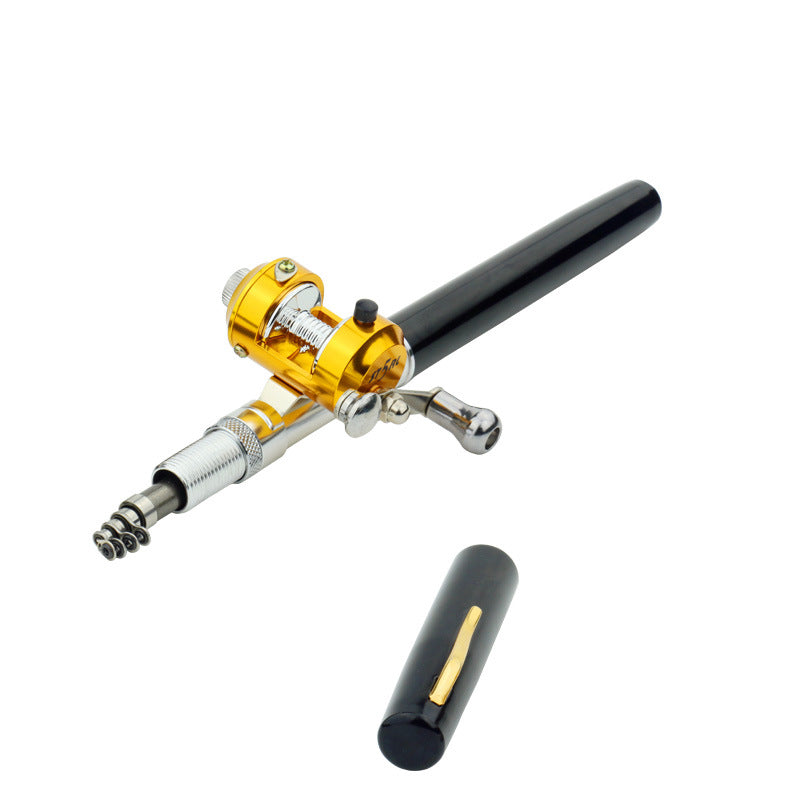 Pen Fishing Rod Telescopic Fishing Rod and Spinning Reel Kit, Premium Pocket Collapsible Fishing Pole, and Pen Fishing Rod Set Au+hentic Sport Spot