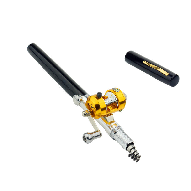 Pen Fishing Rod Telescopic Fishing Rod and Spinning Reel Kit, Premium Pocket Collapsible Fishing Pole, and Pen Fishing Rod Set Au+hentic Sport Spot
