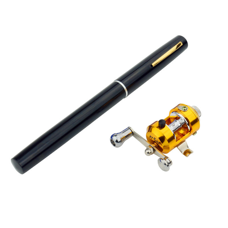 Pen Fishing Rod Telescopic Fishing Rod and Spinning Reel Kit, Premium Pocket Collapsible Fishing Pole, and Pen Fishing Rod Set Au+hentic Sport Spot