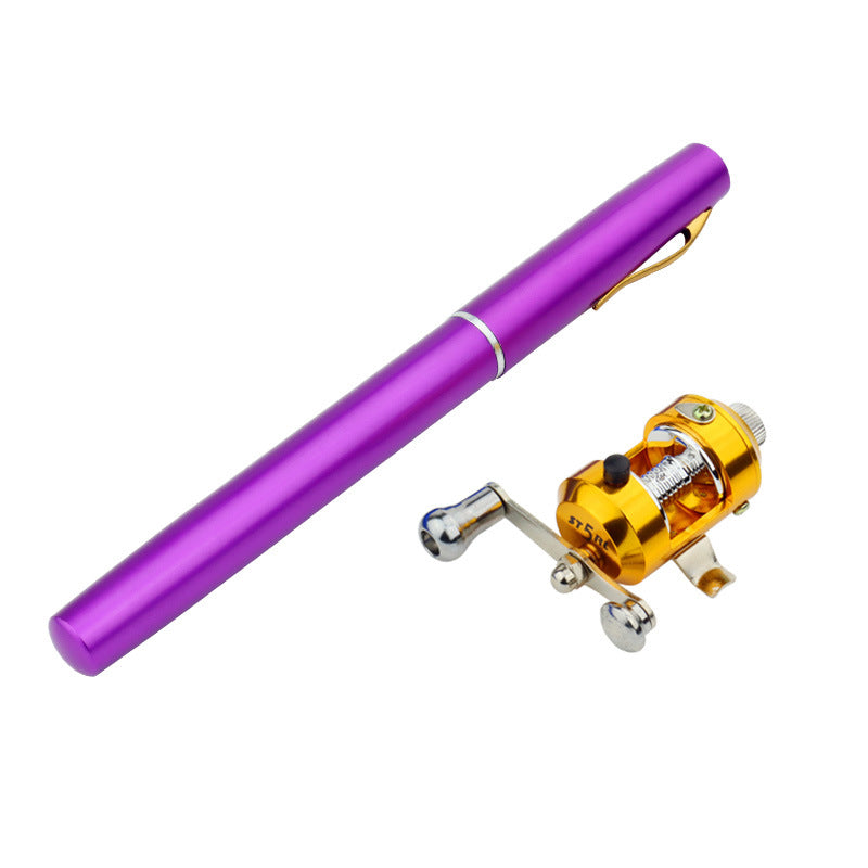 Pen Fishing Rod Telescopic Fishing Rod and Spinning Reel Kit, Premium Pocket Collapsible Fishing Pole, and Pen Fishing Rod Set Au+hentic Sport Spot