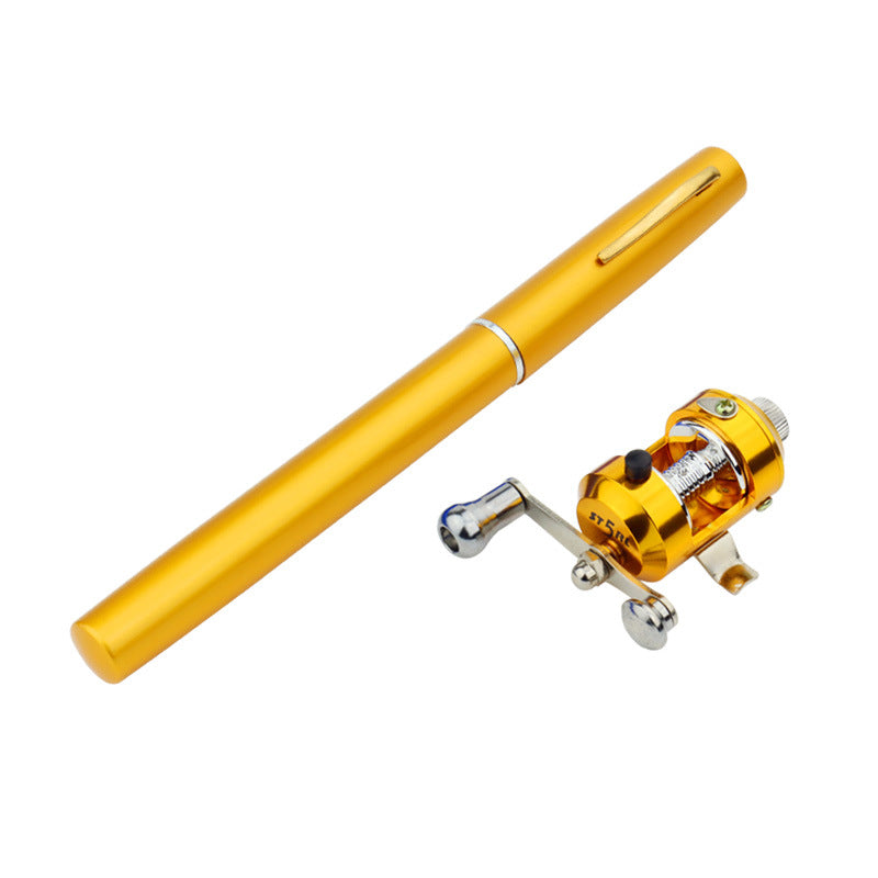 Pen Fishing Rod Telescopic Fishing Rod and Spinning Reel Kit, Premium Pocket Collapsible Fishing Pole, and Pen Fishing Rod Set Au+hentic Sport Spot