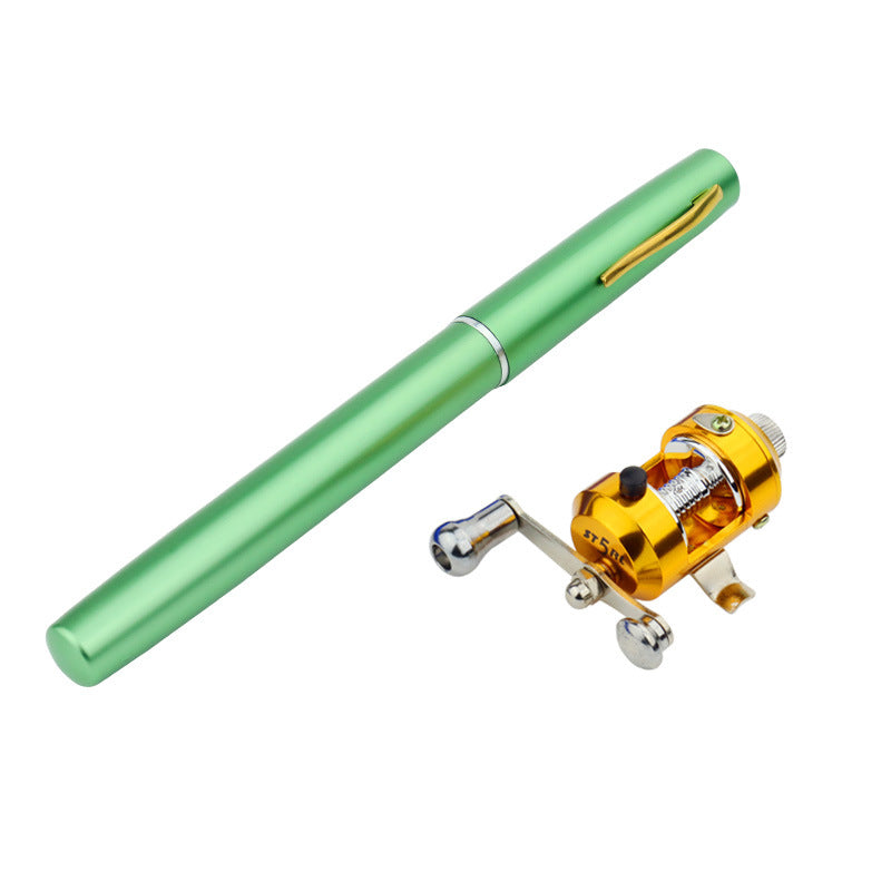 Pen Fishing Rod Telescopic Fishing Rod and Spinning Reel Kit, Premium Pocket Collapsible Fishing Pole, and Pen Fishing Rod Set Au+hentic Sport Spot