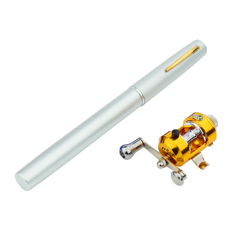 Pen Fishing Rod Telescopic Fishing Rod and Spinning Reel Kit, Premium Pocket Collapsible Fishing Pole, and Pen Fishing Rod Set Au+hentic Sport Spot