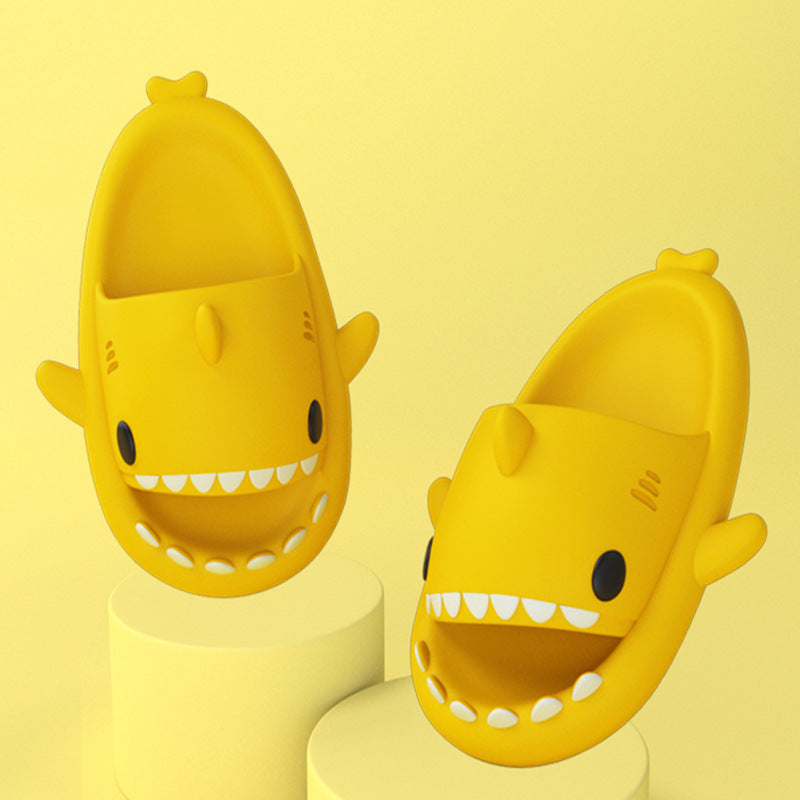 Shark Slippers Adult Slippers Slides for Outdoors Beach Shower Shark Slippers Open-Toe Anti-Slip Shoes for Adults Summer Shoes with a Lightweight Sole, Comfortable Beach Shower Slippers Au+hentic Sport Spot