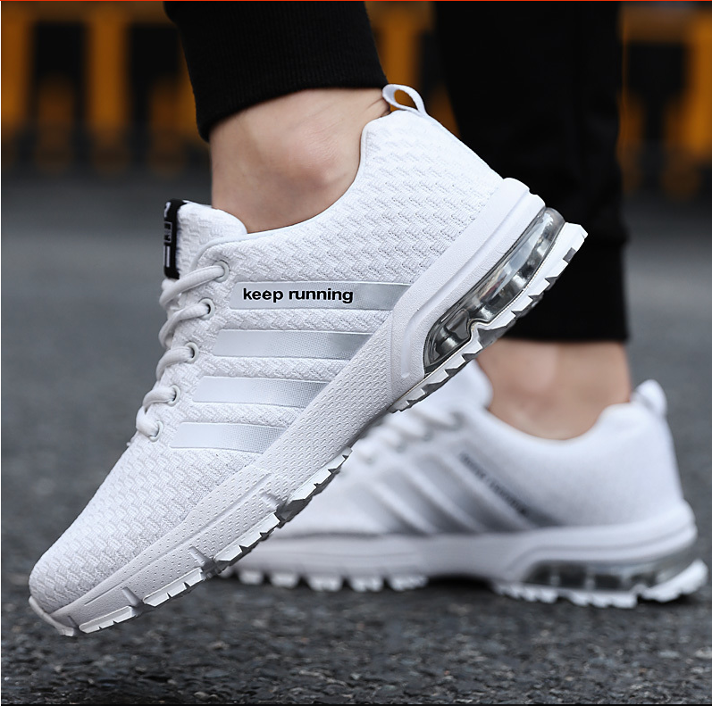 Men's and Women's Shoes Breathable Mesh Outdoor Men and Women Running Shoes Sports Shoes Fitness Jogging Shoes Au+hentic Sport Spot