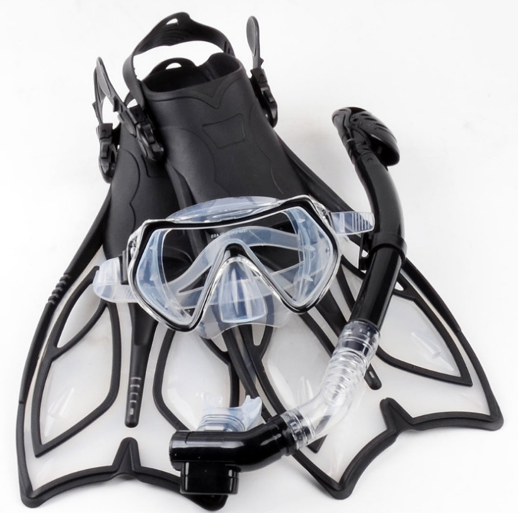 Snorkeling equipment Full Dry Snorkel Silicone Goggles Au+hentic Sport Spot