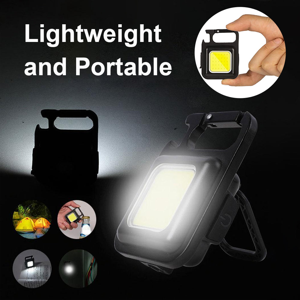 2 Pack Outdoor USB Mini Key Chain Rechargeable Small Flashlight Compact LED flashlights Fishermen, Hikers, Campers, and Other Outdoor Uses USB-rechargeable Keychain Flashlight W/ 4 Modes Au+hentic Sport Spot